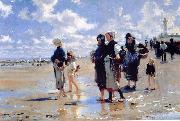 John Singer Sargent Oyster Gatherers of Cancale oil painting artist